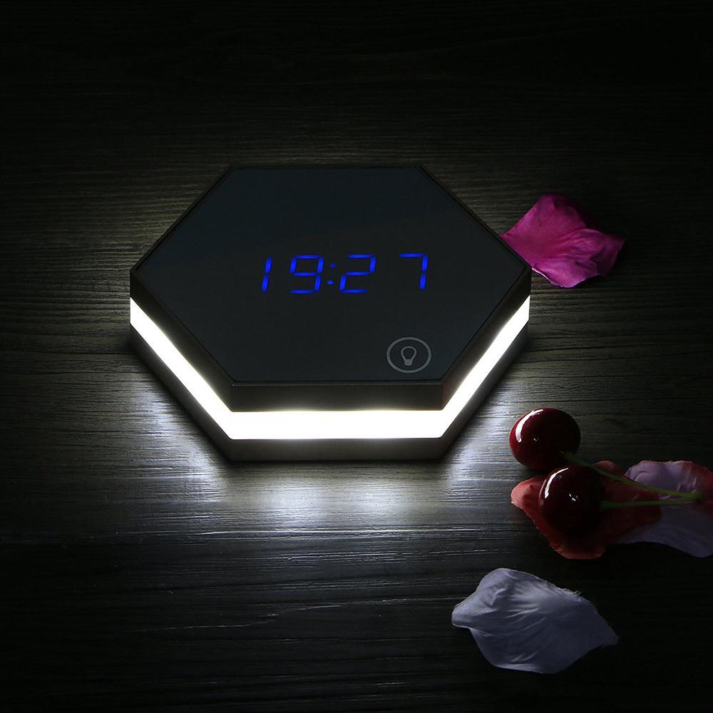 Multifunction Clock - Wall Mirror Digital Alarm For Your Morning!