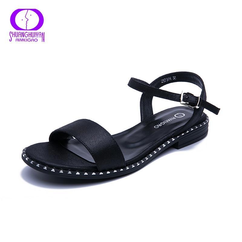 New Summer Sandals Women Casual Flat Sandals Comfortable Sandals For Women