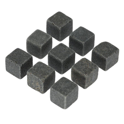 Granite Whiskey Cooling Stones (6 or 9pcs set)