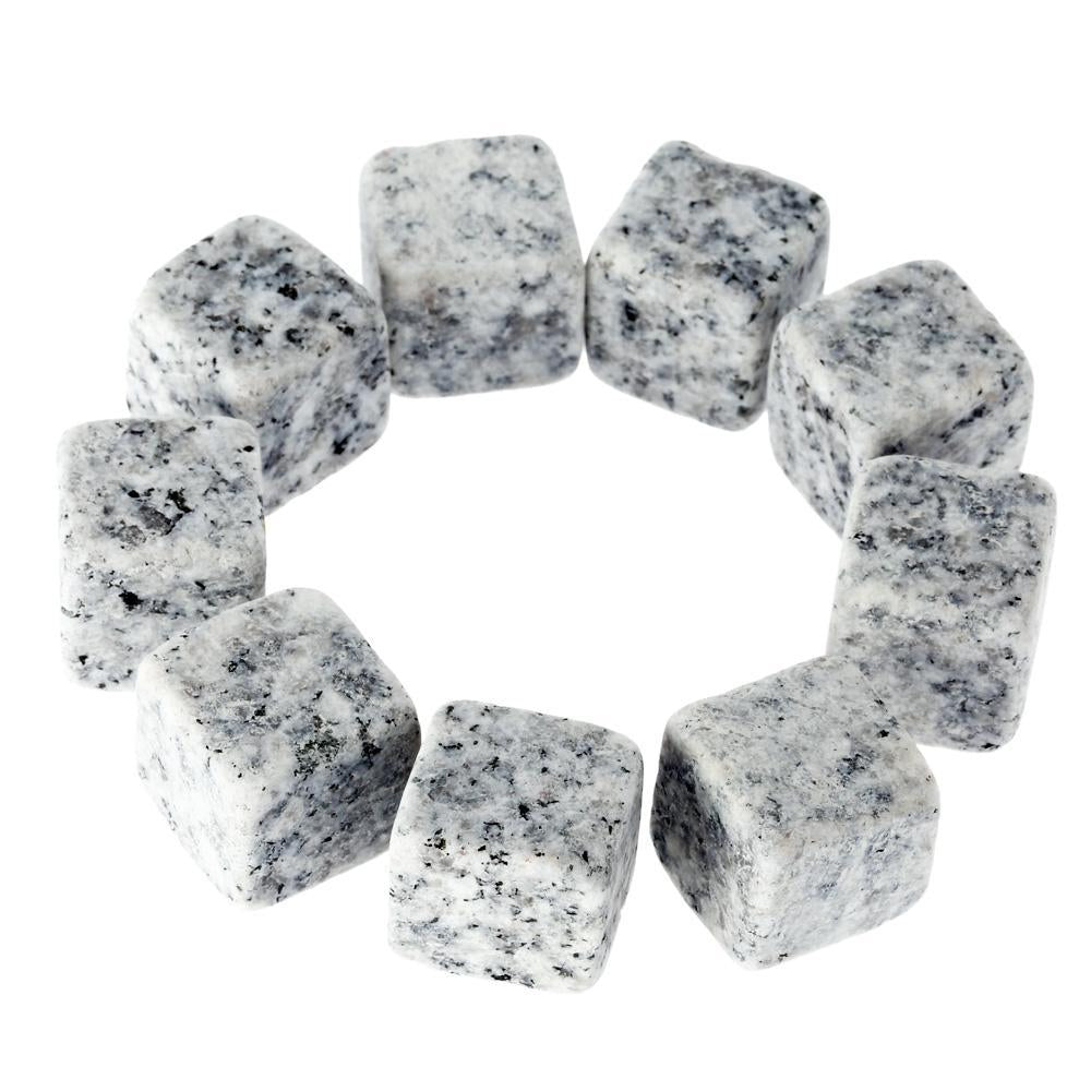 Granite Whiskey Cooling Stones (6 or 9pcs set)