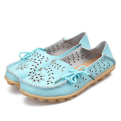 Genuine Leather Shoes Woman Loafers