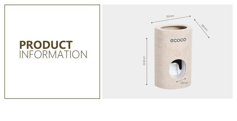 Automatic Toothpaste Dispenser Dust proof Toothbrush Holder Wall Mount Stand Bathroom Accessories Set Toothpaste Squeezers Tooth