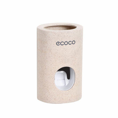 Automatic Toothpaste Dispenser Dust proof Toothbrush Holder Wall Mount Stand Bathroom Accessories Set Toothpaste Squeezers Tooth