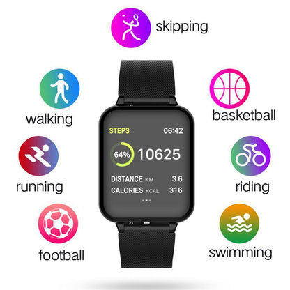 B57 Smart Watch Waterproof Heart Rate Monitor Blood Pressure Multiple Sport Mode Smartwatch Women Wearable Watch Men Smart Clock