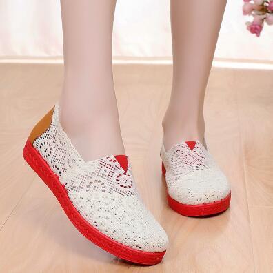 Cotton Fabric Shoes Baotou Home Out Soft Style Flats Women Soft Wear Fashionable Cool Flat Shoes