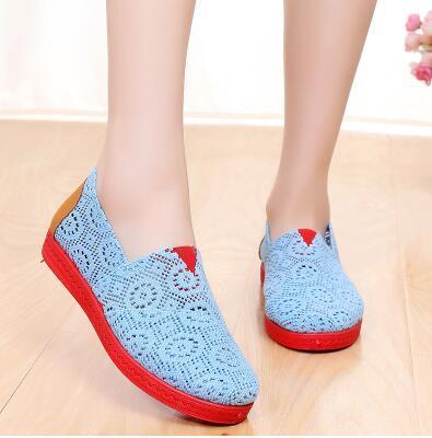 Cotton Fabric Shoes Baotou Home Out Soft Style Flats Women Soft Wear Fashionable Cool Flat Shoes