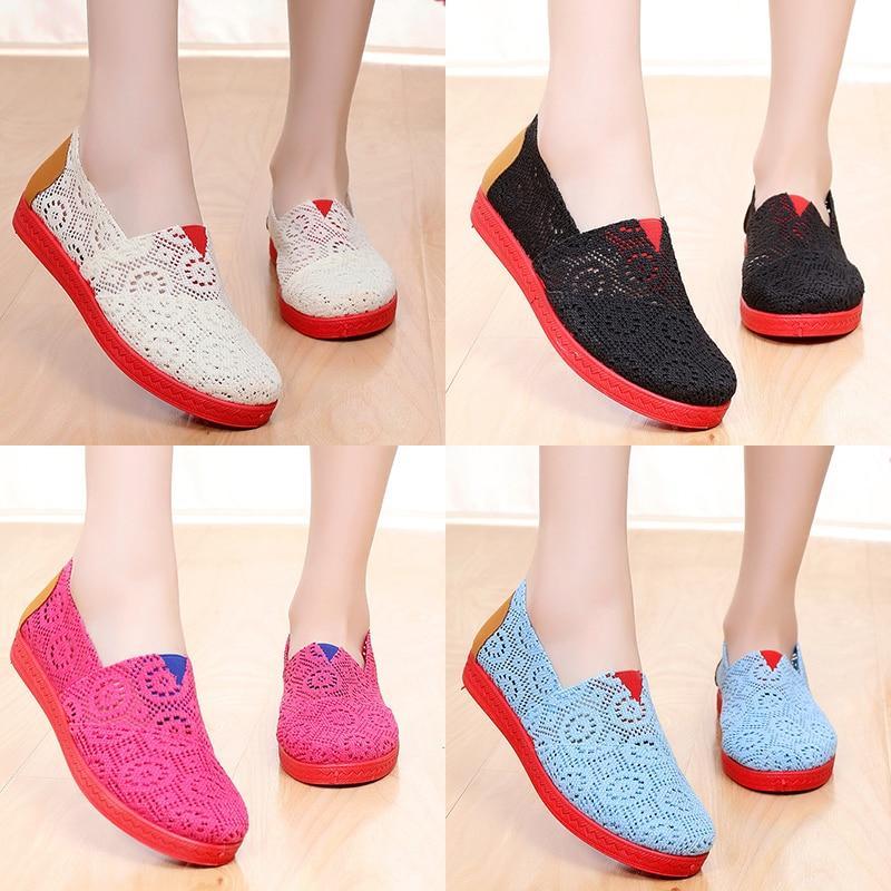 Cotton Fabric Shoes Baotou Home Out Soft Style Flats Women Soft Wear Fashionable Cool Flat Shoes