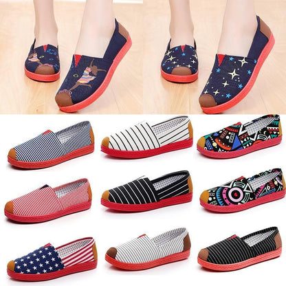 Cotton Fabric Shoes Baotou Home Out Soft Style Flats Women Soft Wear Fashionable Cool Flat Shoes