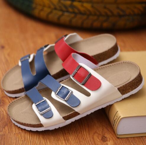 Unisex Brand Couples Cork Flipflops  Clip Toe Platform Beach Slippers