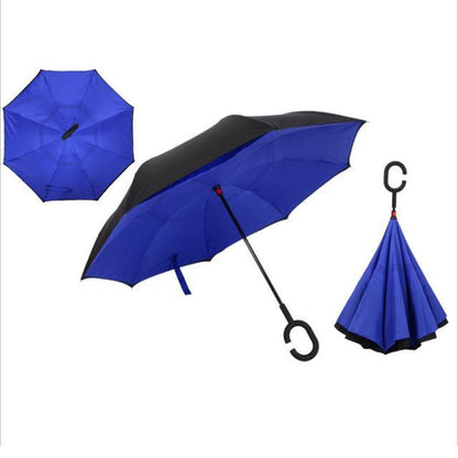 Double-Layer Hands-Free Inverted Umbrella