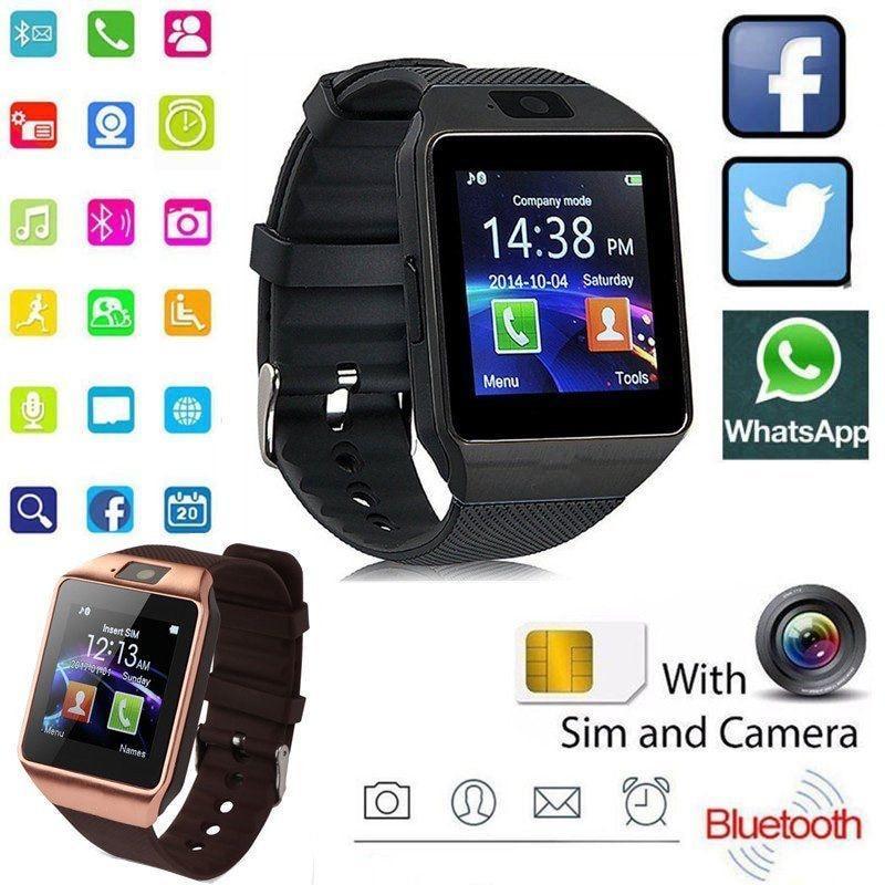 Bluetooth Smart Watch DZ09 Android Phone TF Sim Card Camera Men Women Sport Wristwatch For Iphone IOS PK Y1 A1 GT08 Smartwatch