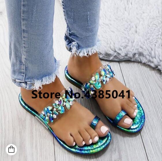 Bohemia Style  Flats Sandal Gladiator Gold Rhinestone Knee High Buckle Strap Woman Boots