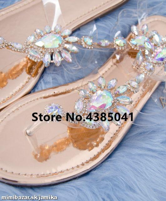 Bohemia Style  Flats Sandal Gladiator Gold Rhinestone Knee High Buckle Strap Woman Boots
