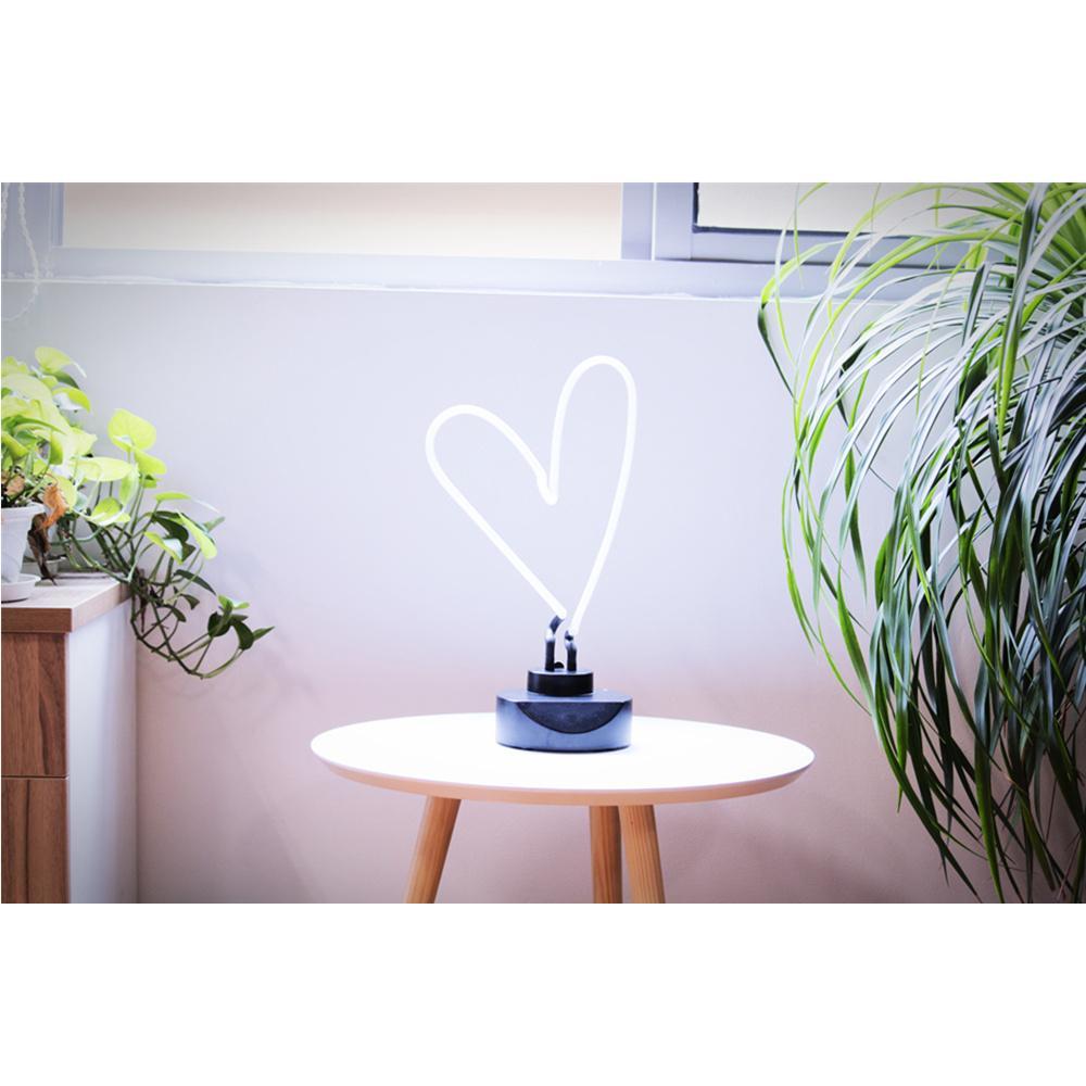 Heart Neon Sign Table Lamp