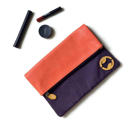 Carroll Foldover Clutch & iPad Purse