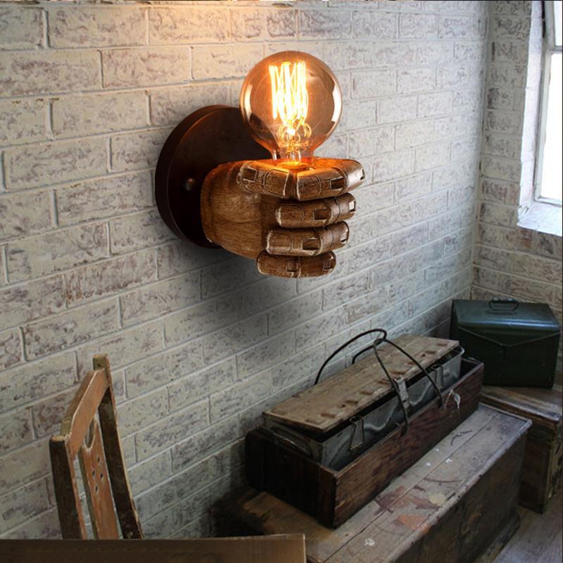Classical Resin Fist Wall Lamps