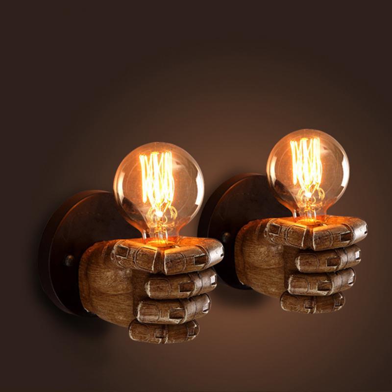 Classical Resin Fist Wall Lamps