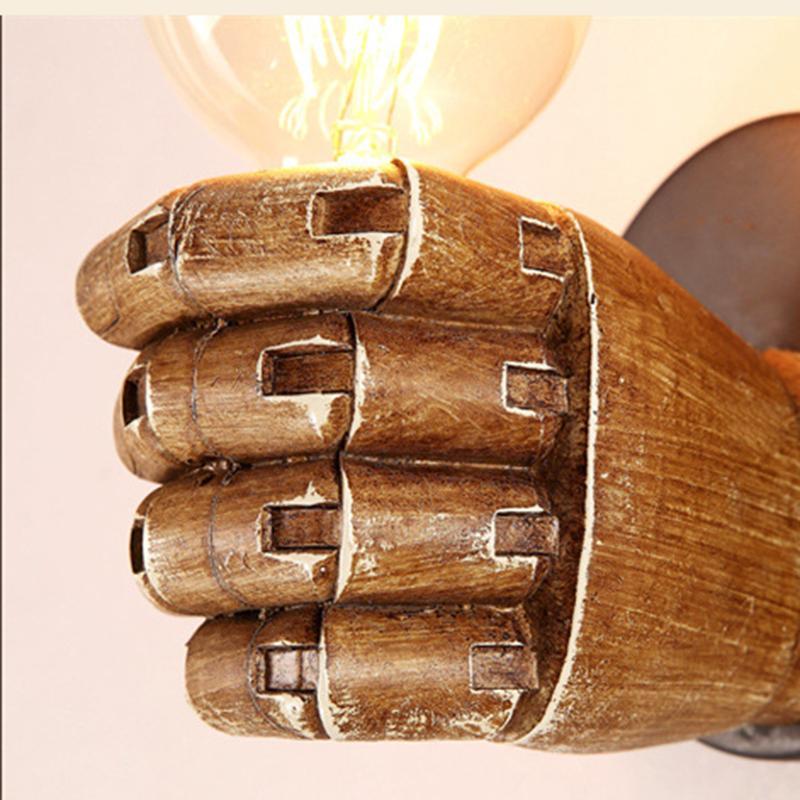Classical Resin Fist Wall Lamps