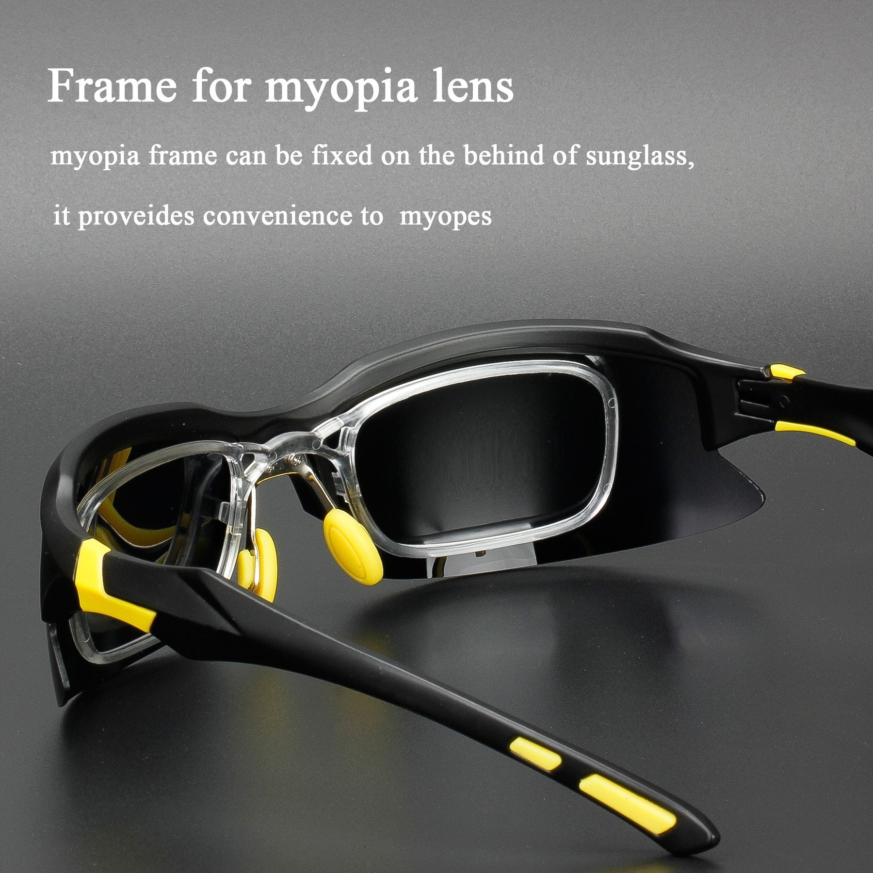 s Professional Polarized Cycling Glasses Bike Goggles Sports MTB Bicycle Sunglasses Eyewear Myopia Frame UV 400