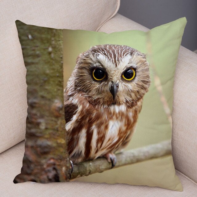 Cute Owl Pattern Pillowcase