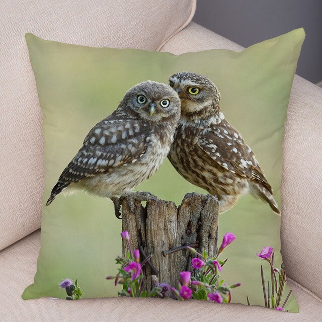 Cute Owl Pattern Pillowcase