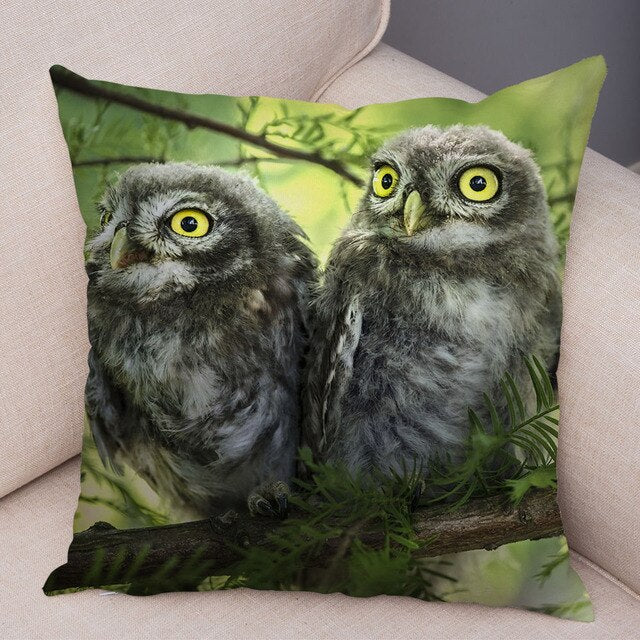 Cute Owl Pattern Pillowcase