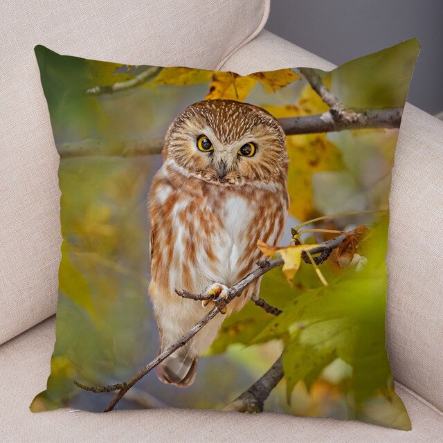 Cute Owl Pattern Pillowcase
