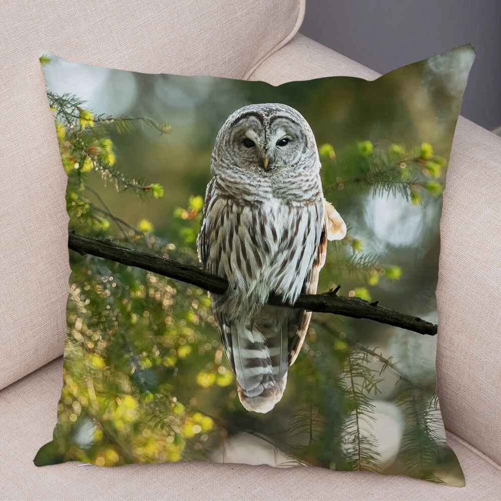 Cute Owl Pattern Pillowcase