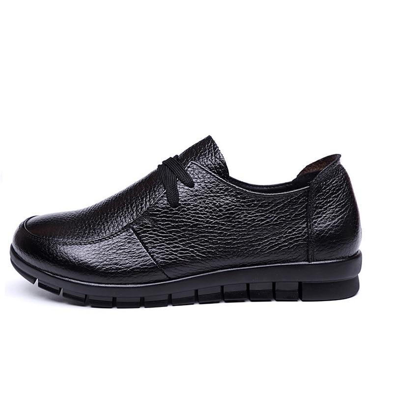 Designer Women Ballet Flats Black Genuine Leather Loafers
