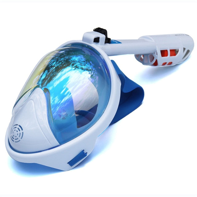 Underwater Scuba Anti Fog Full Face Diving Mask Snorkeling Set