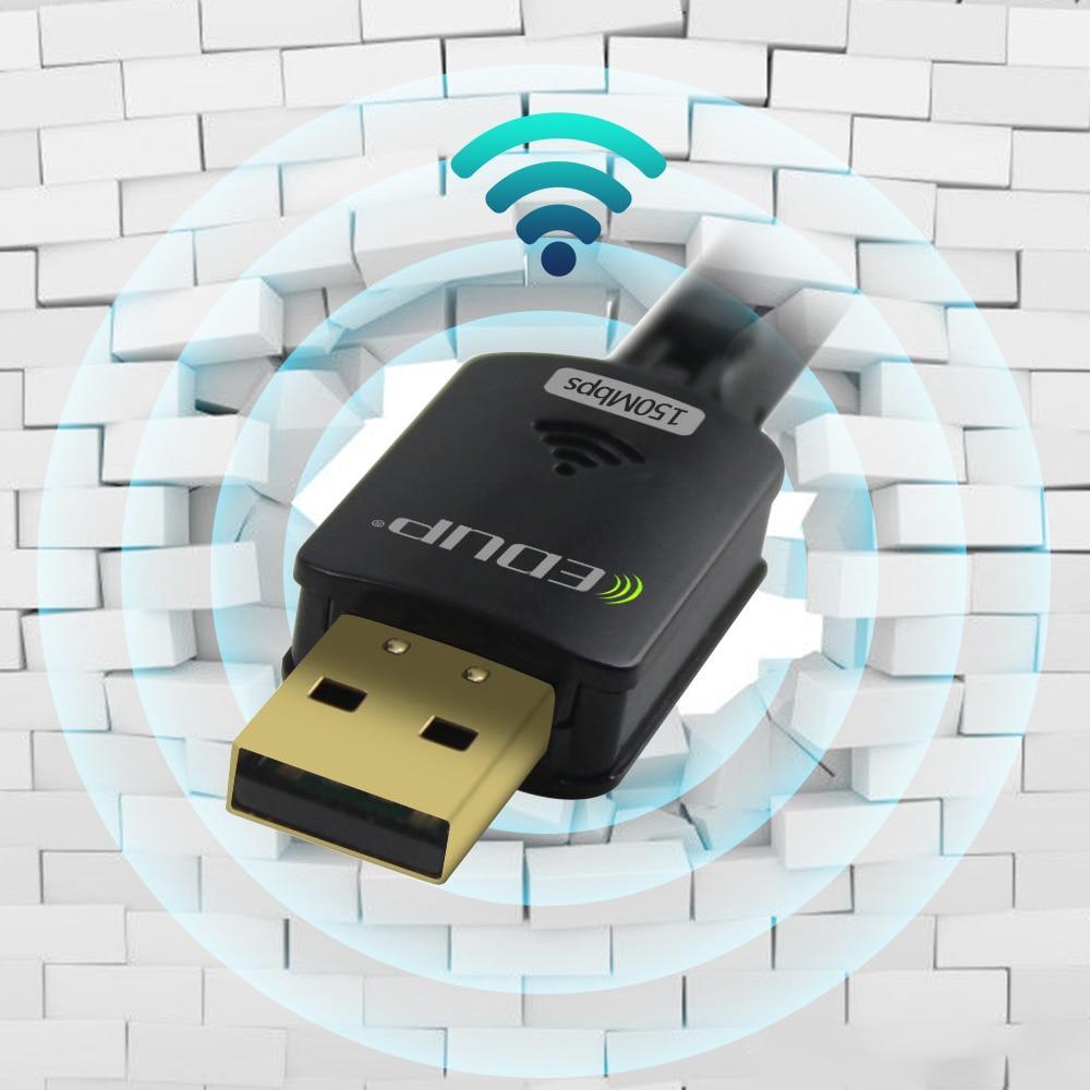 Icool Usb Wifi Adapter 150mbps High Gain 6dbi Wifi Antenna 802.11n Long Distance USB Wifi Receiver Ethernet Network Card