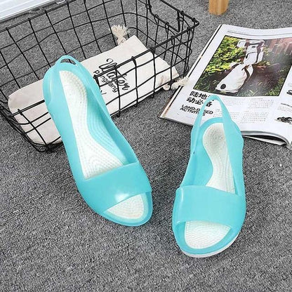 Women Sandals Beach Jelly Shoes Woman Flat Sandals