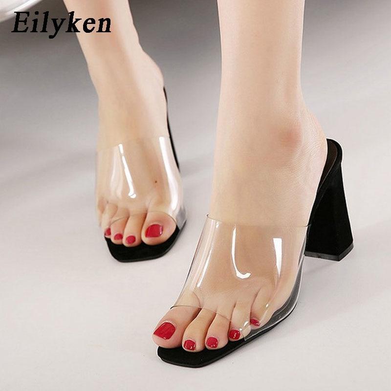 Woman Sandals Shallow Rome Mouth Female Casual Square heel