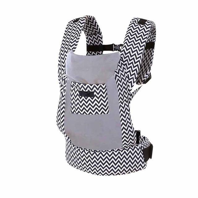 Ergonomic Cotton Baby Carrier Sling Adjustable Infant Toddler Carrier 5 to 36 Months