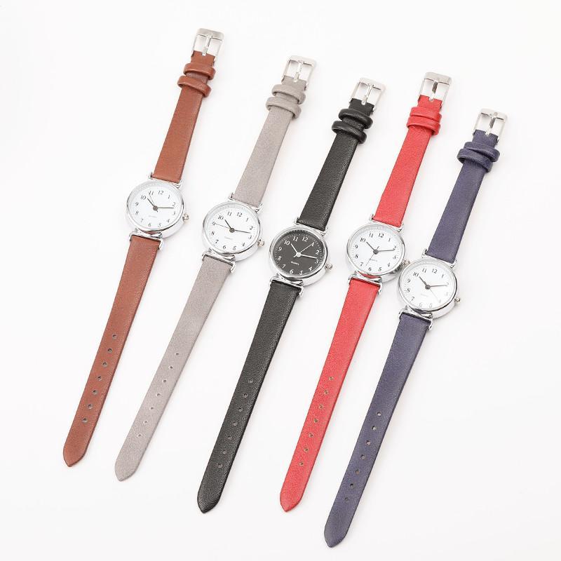 Exquisite small simple women dress watches retro leather female clock Top  brand women's fashion mini design wristwatches clock