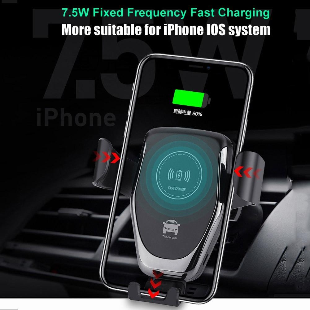 FAST 10W Wireless Car Charger Air Vent Mount Phone Holder For iPhone XS Max Samsung S9 Xiaomi MIX 2S Huawei Mate 20 Pro 20 RS