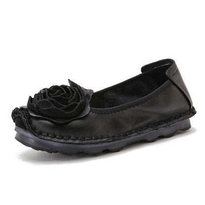 Fashion Big Flower Loafers Comfortable Women Shoes