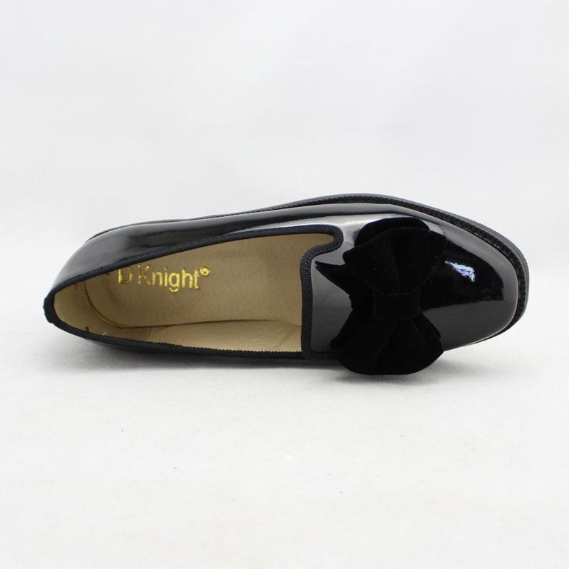 Fashion Casual Bowtie Loafers For Women England Style Ladies Casual Loafers