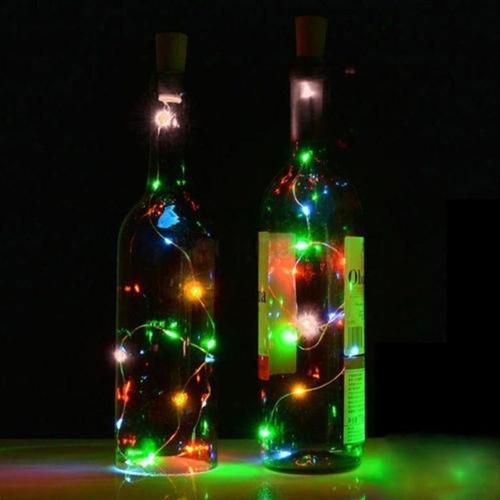 Solar Wine Bottle LED Light String