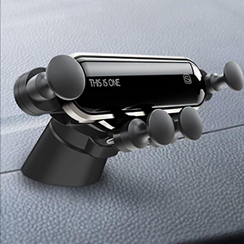 s Telescopic Phone Car Holder Gravity Linkage Handy Car Phone Holder Small Mobile Phone Navigation Stand In The Car