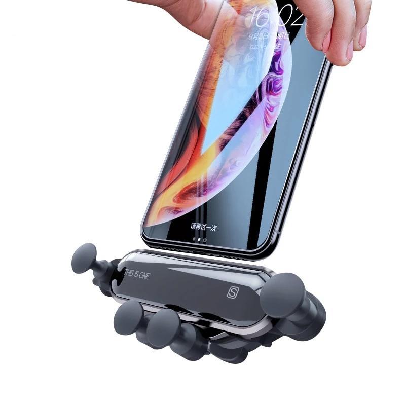 s Telescopic Phone Car Holder Gravity Linkage Handy Car Phone Holder Small Mobile Phone Navigation Stand In The Car