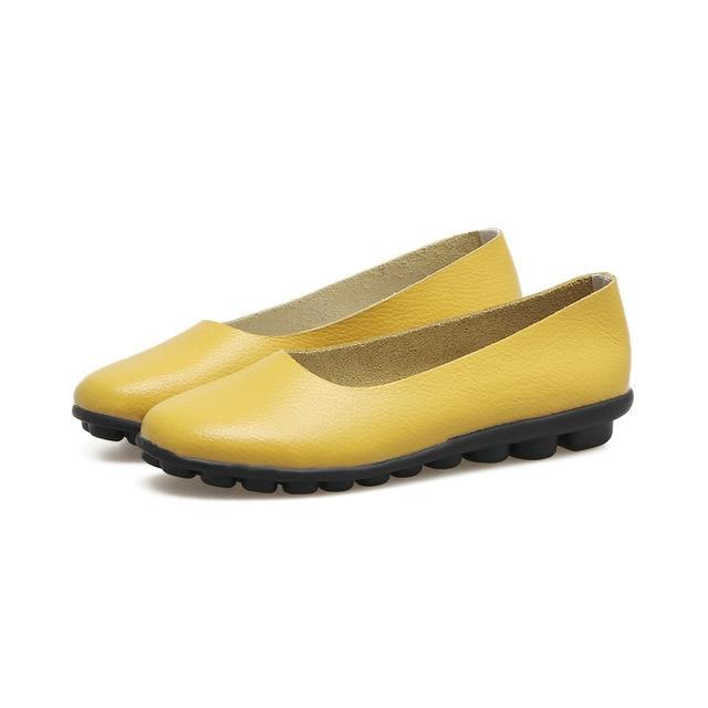Flat Shoes Women Leather Loafers