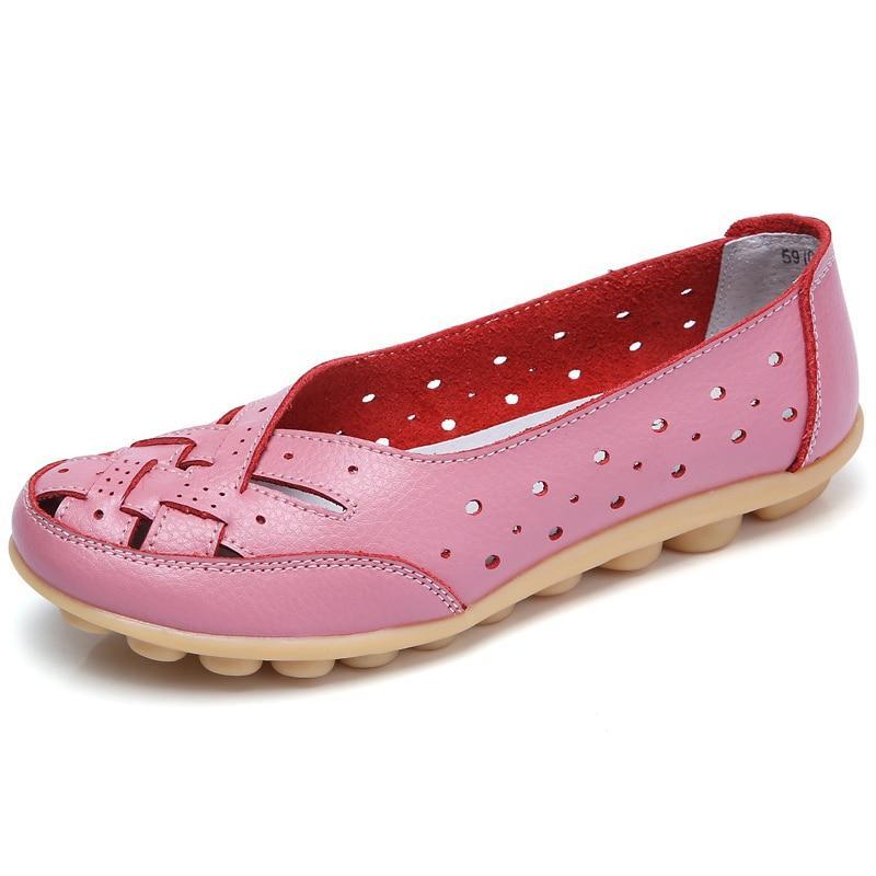 Women  Comfort Genuine Leather Flat Shoes