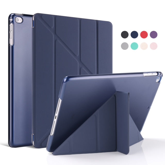 Magnetic Flip Leather Case For iPad 9.7inch Smart Sleep PU Cover For New iPad Fold Stand Protective Shell Coque Case