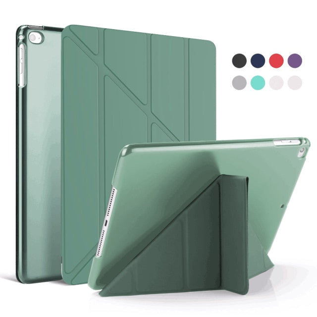 Magnetic Flip Leather Case For iPad 9.7inch Smart Sleep PU Cover For New iPad Fold Stand Protective Shell Coque Case