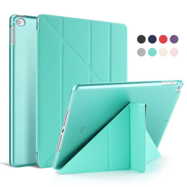 Magnetic Flip Leather Case For iPad 9.7inch Smart Sleep PU Cover For New iPad Fold Stand Protective Shell Coque Case