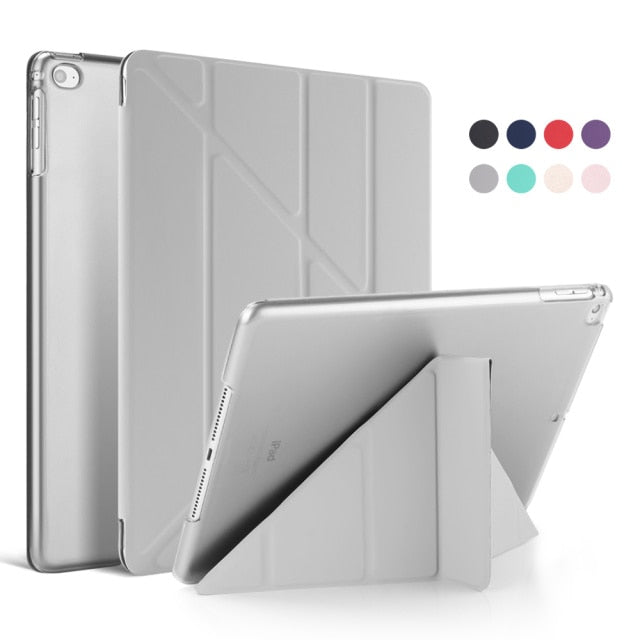 Magnetic Flip Leather Case For iPad 9.7inch Smart Sleep PU Cover For New iPad Fold Stand Protective Shell Coque Case