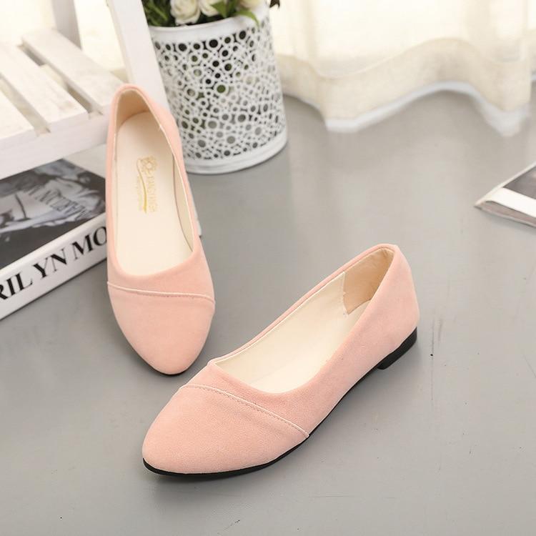 new flat single shoes female  work shoes round head women's shoes