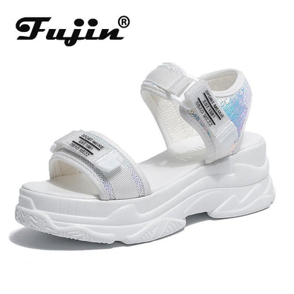 High Heeled Sandals Female  Women Thick Bottom Shoes