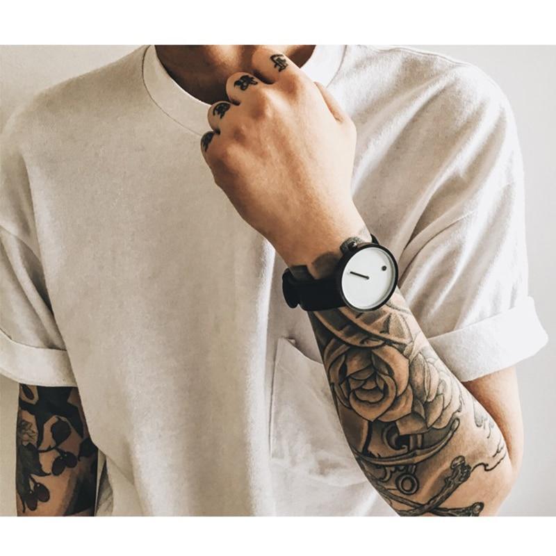 s Quartz watch men Luxury Casual Black Japan quartz watch Simple Designer Fashion clock male